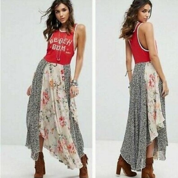 Free People Dresses & Skirts - 《 Free People 》 Flowy Beach Maxi Dress